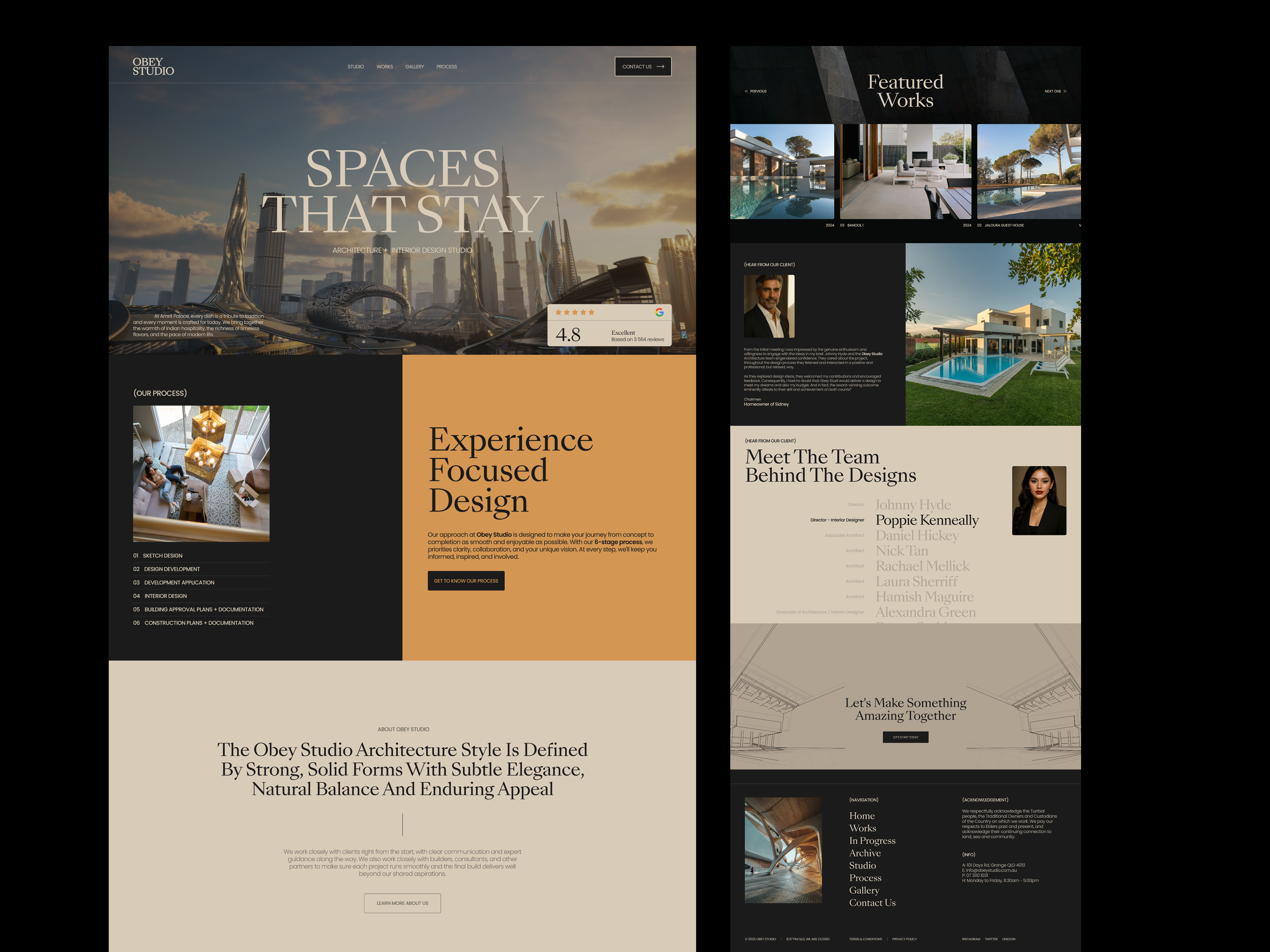 Example of Modern Landing Page Design