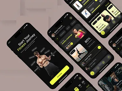 Fitness App UI Design app design app interfaces application ui best designer best mobile app designer dribbble best design fitness app fitness tracker ios app mobile app design mobile app ui mobile ui mobile ux online training popular designer top designer ui design ui ux