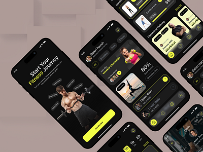 Fitness App UI Design app design app interfaces application ui best designer best mobile app designer dribbble best design fitness app fitness tracker ios app mobile app design mobile app ui mobile ui mobile ux online training popular designer top designer ui design ui ux