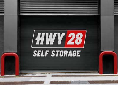 HWY 28 Self Storage | Brand & Website branding design graphic design logo website