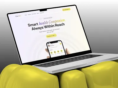 Care AI HealthTech Platform ai cloud ai healthcare ai startup ai technology ai website ai website design aihealth artificial intelligence health healthcare homepage landing page mental health neural network saas saas landing page website design