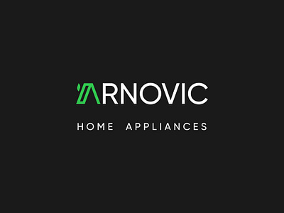 Arnovic | Home Appliances brand branding graphic graphic design home logo logo design typography