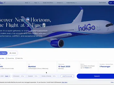 Indigo Home page redesign branding creative agency design graphic design logo ui user experience ux ux design