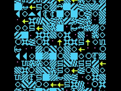 Experiments in design. Motion poster. xprmnt.number = 005 challenge experiment generative motion graphics pattern poster