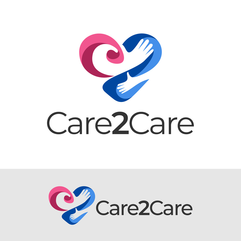 Care2Care Logo 3d animation branding design graphic design illustration logo motion graphics ui vector
