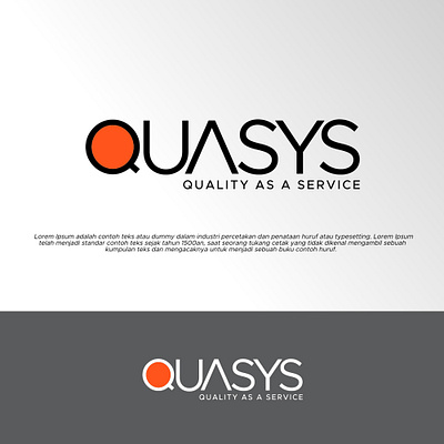 QUASYS Logo 3d animation branding design graphic design illustration logo motion graphics ui vector