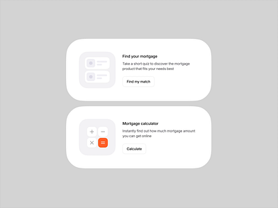 Small interactions in ABB Home bank calculator cell clean component fintech interaction mortgage motion graphics piece prototype ui web