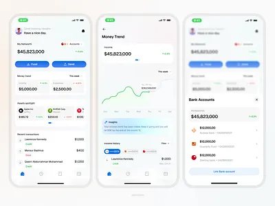 Luno- Fintech mobile app homepage app ui charts design finance fintech graphic design homepage illustration mobile app moodboard responsive design ui ui design ux design visual design