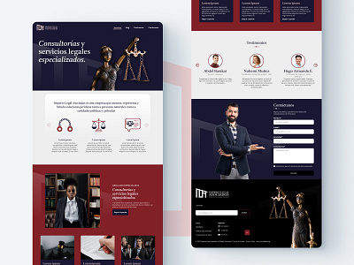 LAW branding design ui ux