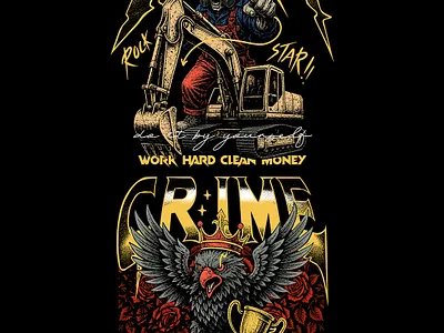 Spirit Crime Design for sale availaabledesign available bestdesign branding customwork design designforsell graphic design illustration ui