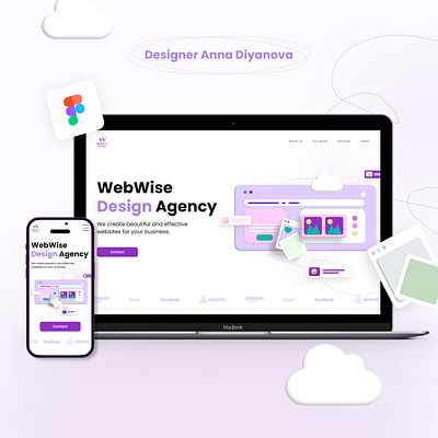 Design Agency web site branding design agency figma landing landing page ui ux uxui website