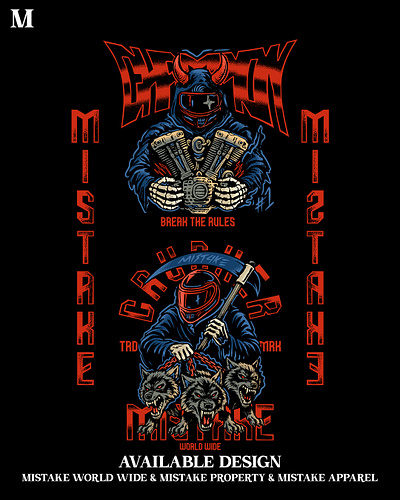 RACING WOLF REAPER BUNDLE AVAILABLE animation availaabledesign available bestdesign branding customwork design designforsell graphic design illustration ui