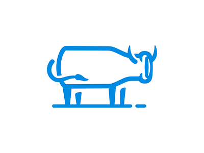 Cow Milk Buttle Logo animal brand branding buttle cow drink farm food for sale logo mark milk nagual design