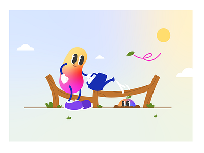 Bean's parenting [3] blog branding business illustration child children design ed tech education flat illustration kids education minimal parenting saas vector