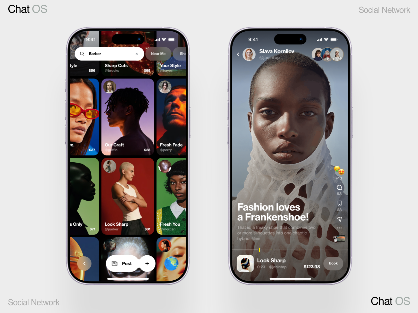 Barber video ai dashboard data design homepage interface ios iphone mobile product