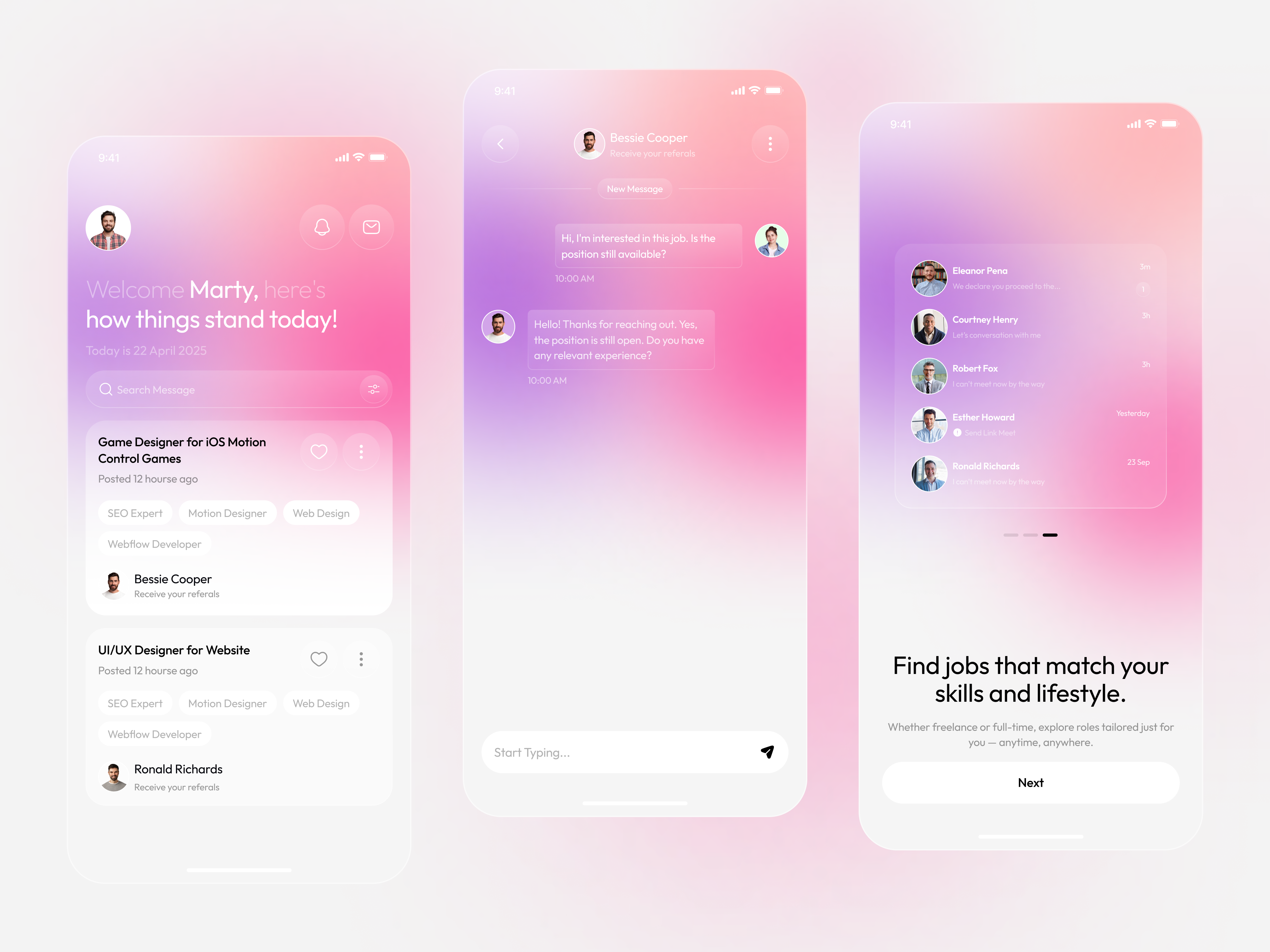 Example of Mobile App Design & Development