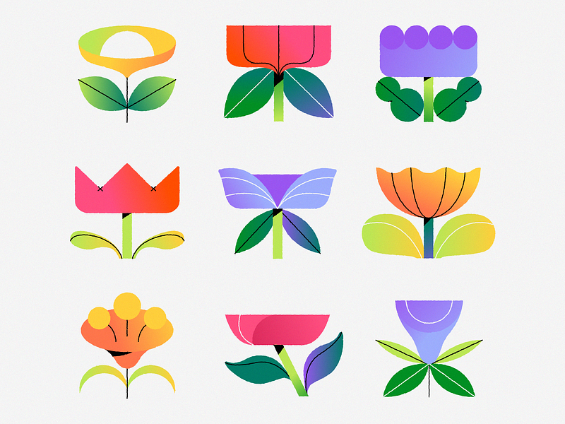 Get Inspired: Fresh & Floral Logo Design Ideas for Spring | Dribbble ...
