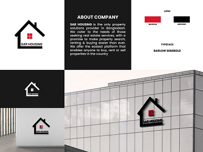 'SAR HOUSING' Logo Project branding design graphic design logo logo design marketing real estate