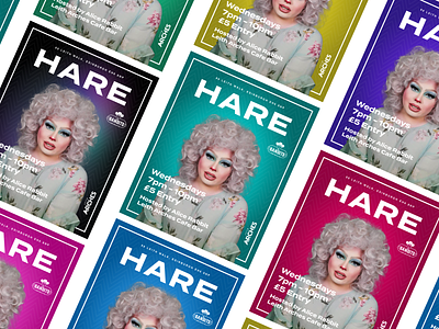Leith Arches - HARE Posters cabaret comedy design designer drag drag qeen event event design graphic design lgbt lgbtq make up photography poster poster design posters print print design queens typography