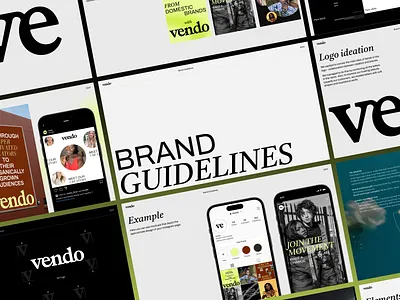 Vendo — Brand Guidelines brand brand design brand guidelines brand guidelines design brand identity brand identity design branding branding design branding inspiration branding template cool branding corporate branding design figma graphic design marketplace design visual guidelines