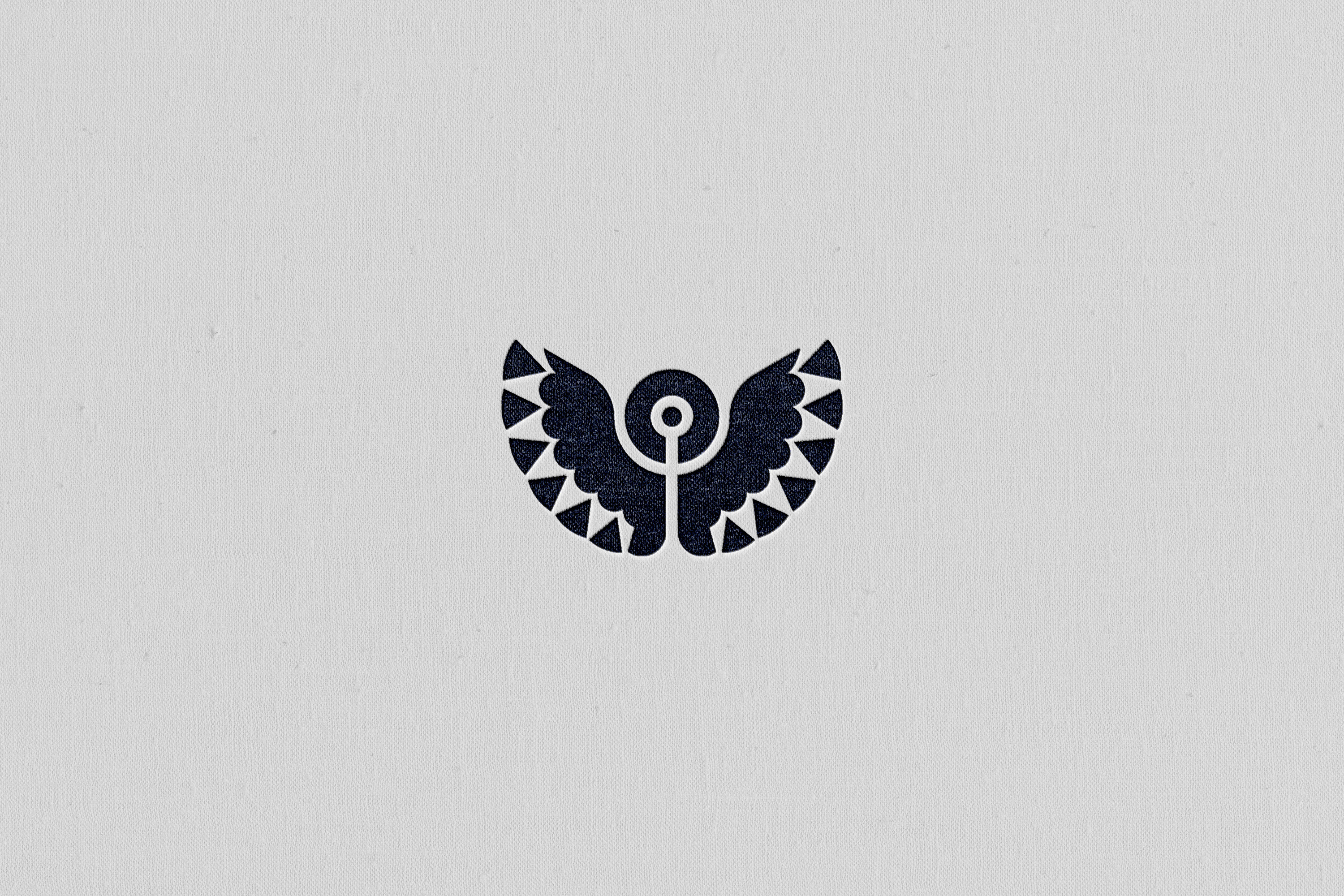 Wings angel branding design graphic design guardian hope illustration light logo logo design messenger minimalist peace protection sky spirit vector wings
