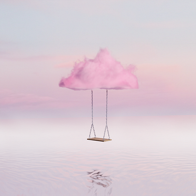 Pink Dreams 3d 3d art conceptual conceptualize minimalist surrealism