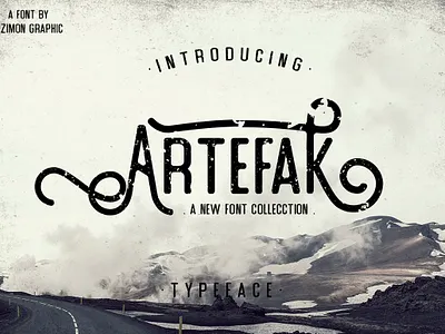 Artefak Typeface artefak typeface branding handdrawn handlettering handmade hipster hipster fonts ligatures logo logo fonts modern fonts monoline motion graphics retro type retro fonts signage swash modern vintage