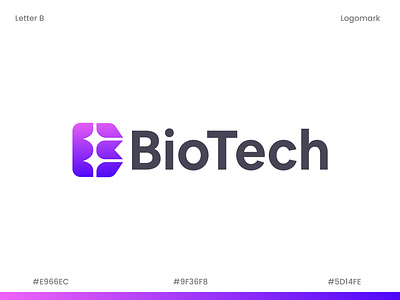 Day - 4 ( BioTech letter B logo design ) ai biotech logo blockchain branding creative logo crypto fiance logo fintech logo gradient initial letter logo letter logo lettering logo logo design logo designer modern logo saas logo tech logo unique logo web3 logo