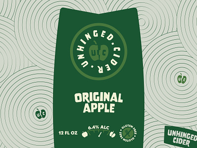Unhinged Cider // Packaging albuquerque apple branding cider design graphic design identity illustration logo packaging unhinged