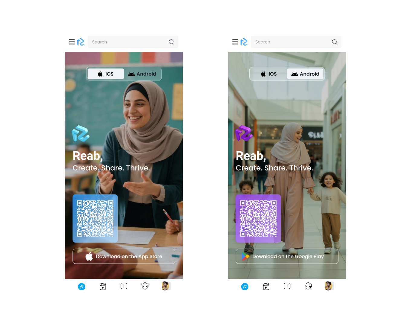 Example of Mobile App Design 