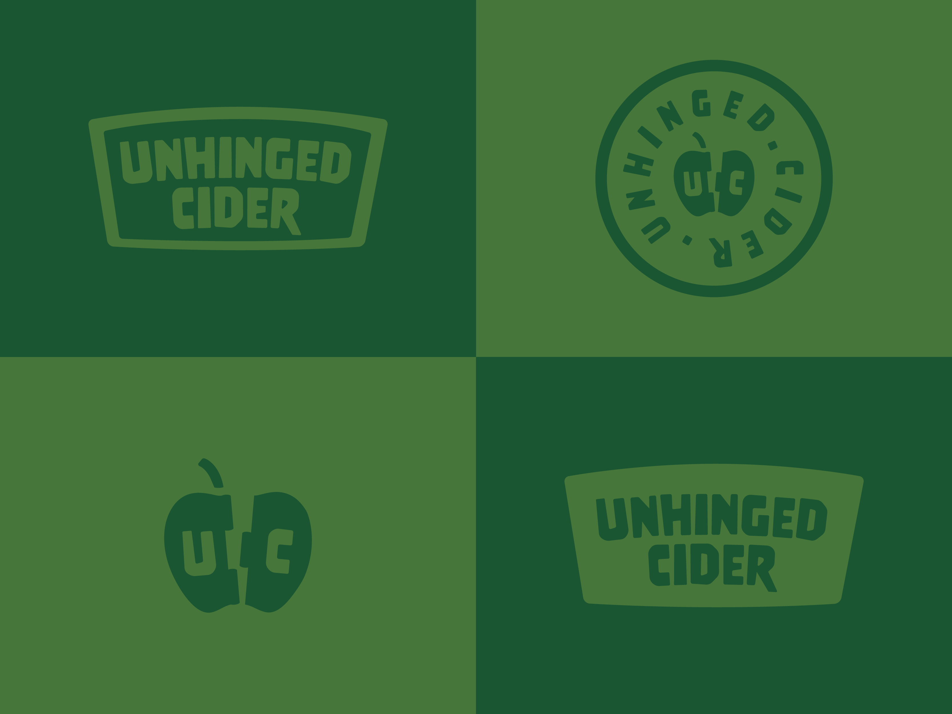 Unhinged Cider // Brand Identity by Kyle Stake on Dribbble