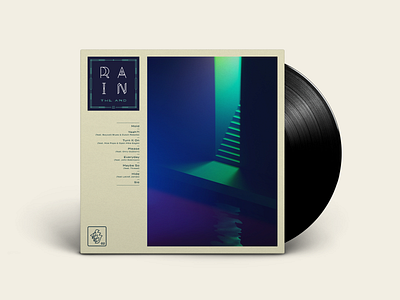 RAIN - The And - Chapter 2 3d adobe album blender creative door explore graphic art graphic design hip hop magic packaging photoshop record sci fi stairway typography vector vinyl water
