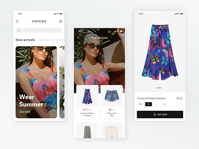 Store Mobile App Concept app design cart collection dailyui ecommerce interfaces marketplace product ui uidesign user experience