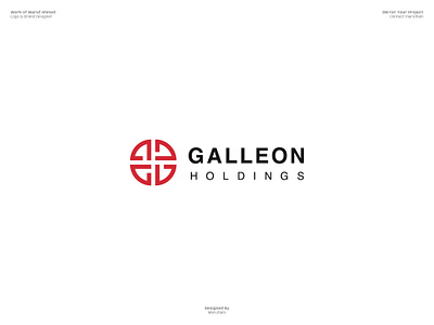 GALLEON HOLDINGS Logo Design adobe illustrator brand identity brand logo branding guidelines branding mockup custom logo dribbble g logo logo design logo design branding logo designer logo presentation logomark logos logotype marufiam modern logo red visual identity
