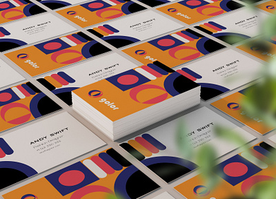 "Andy Swift" | Modular & Vibrant Business Card System adobe illustrator art brand design business card business card design graffic design graphic design illustration logo