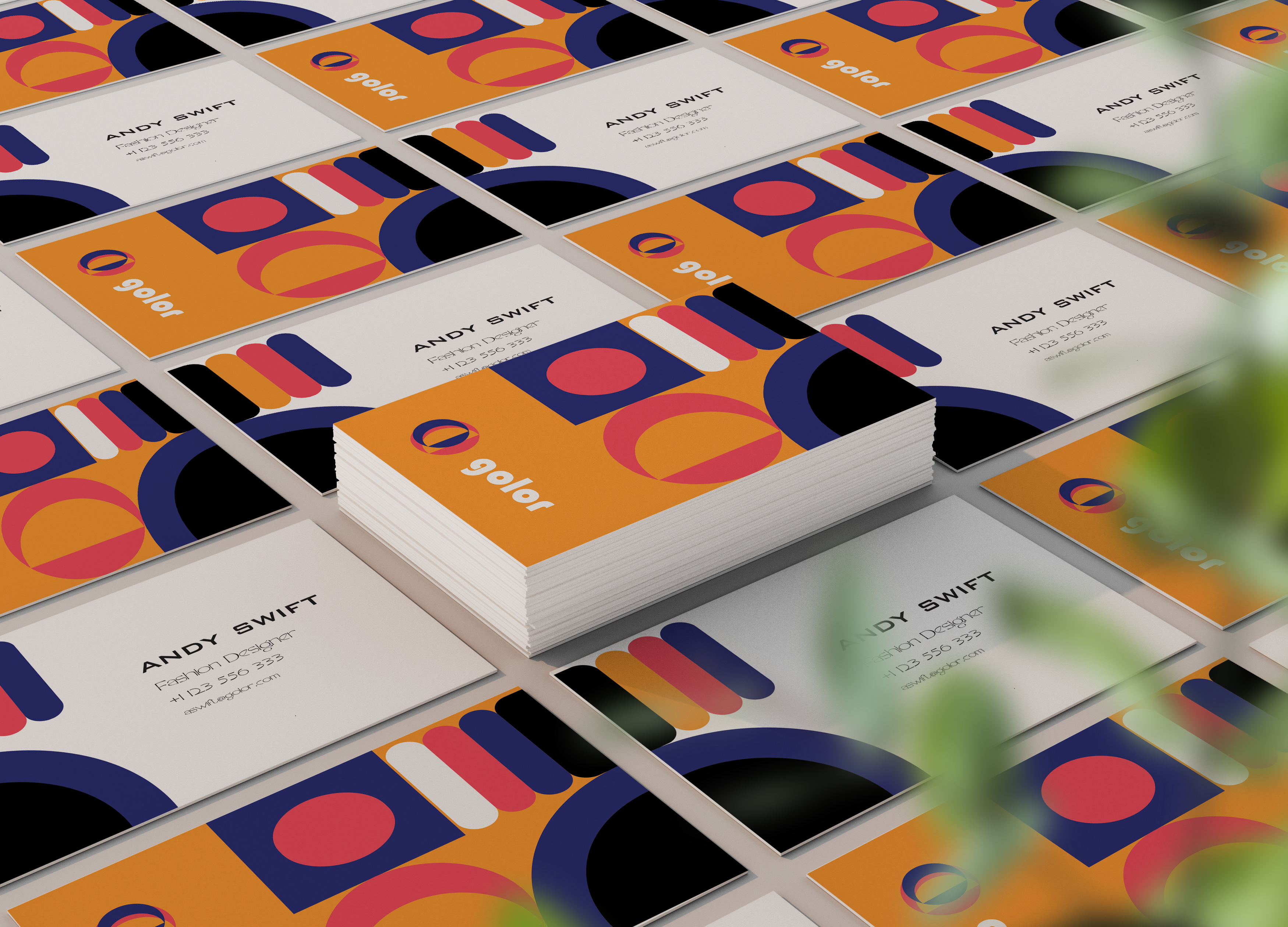 Example of Premium Business Card Design Services  ✨