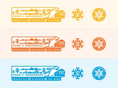 '23 - Tour of Anchorage - 25K, 40K, 50K alaska anchorage apparel logo merch mountains nordicskiing pine polarbear race screaminyeti screaminyetidesigns skiflake skipole snowflake tour tourofanchorage xcskiing