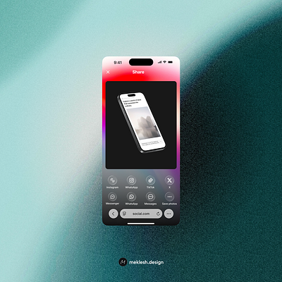 Social share preview branding design mobile app mobile design social preview ui ux uxui