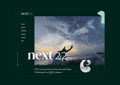 next22 homepage design agency design figma illustration responsive ui ux web web design