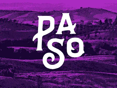 Paso Robles Brand Logo 805 branding central coast logo paso paso robles pasorobles slo vineyard wine winery