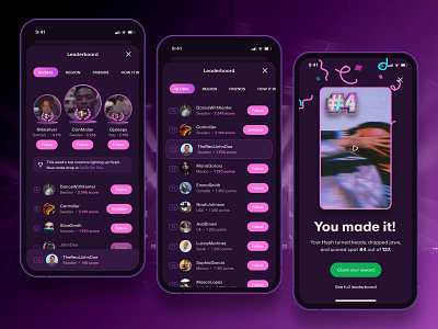 Hyph - Redefining Music Creation app creation gamification leaderboard mobile music stems ui