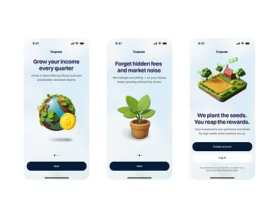 Mobile onboarding app clean design intro screens minimal mobile mobile app modern onboarding ui ux