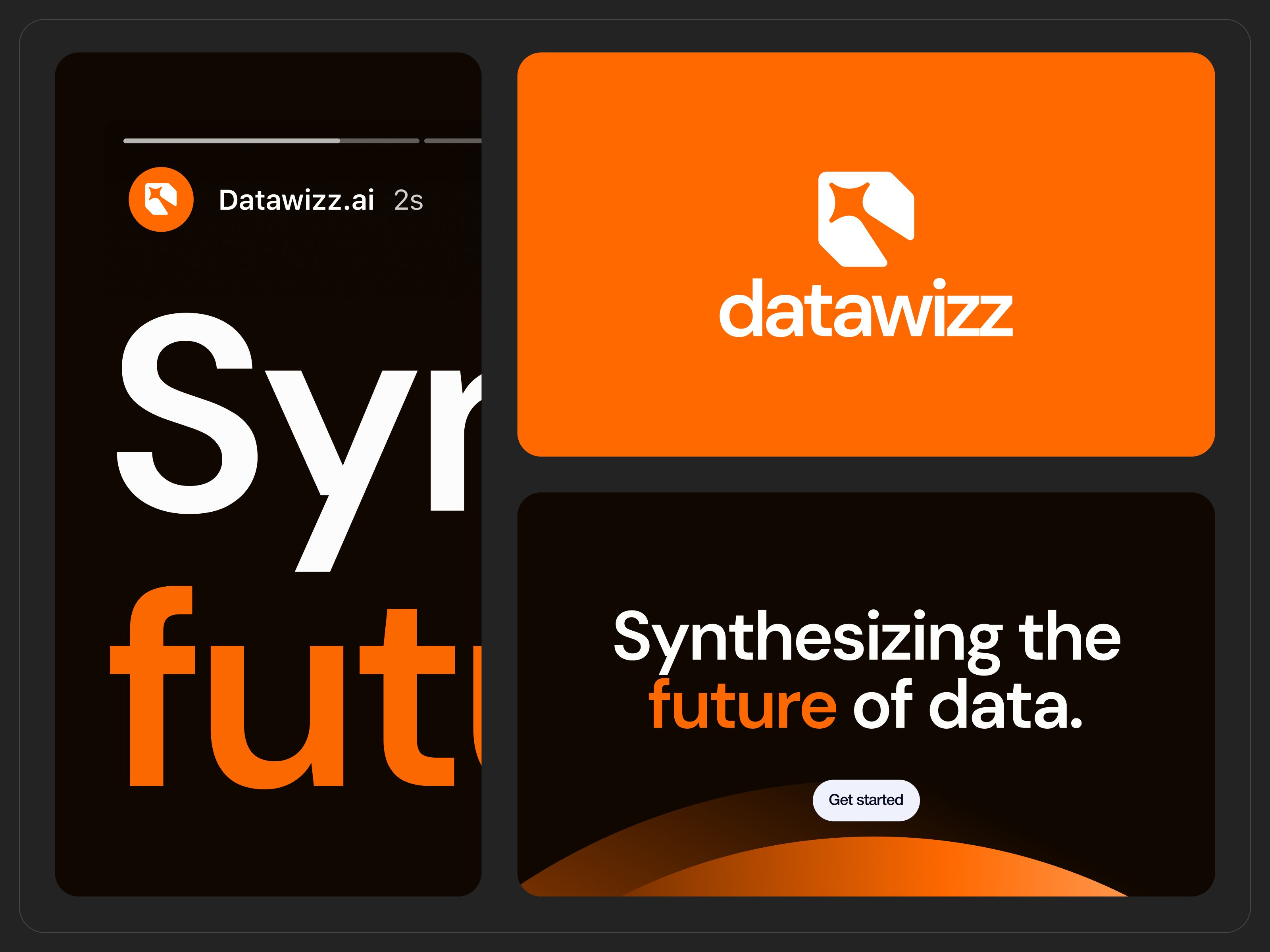 Datawizz.ai brand exploration brand brand identity branding design minimal modern ui ux