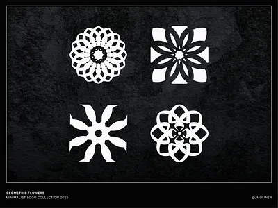 Geometric Floral Logo Collection — Versatile · Modern · Elegant balance botanical brand brand identity branding clean design eco floral floral logo flower geometric geometric design graphic design logo logo design minimal organic vector