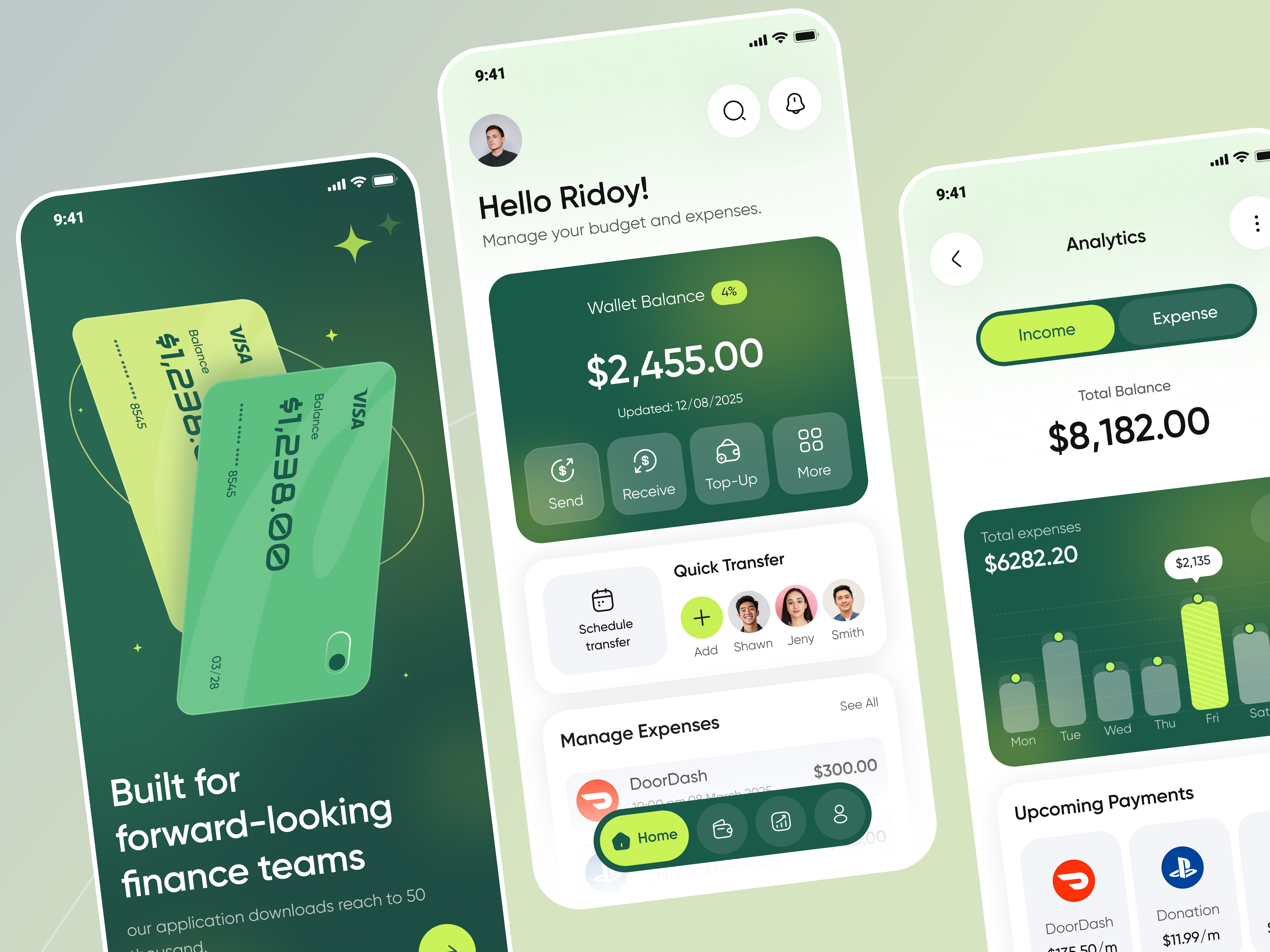 💳 Smart Finance & Budget Management App app app design design finance finance app finance website financial financial mobile app ui fintech fintech app fintech app ui graphic design mobile mobile app money personal wallet app transaction ui ux wallet