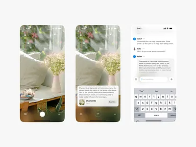AI chat app ai app ai chat app chat app clean design minimal mobile mobile app modern ui ux