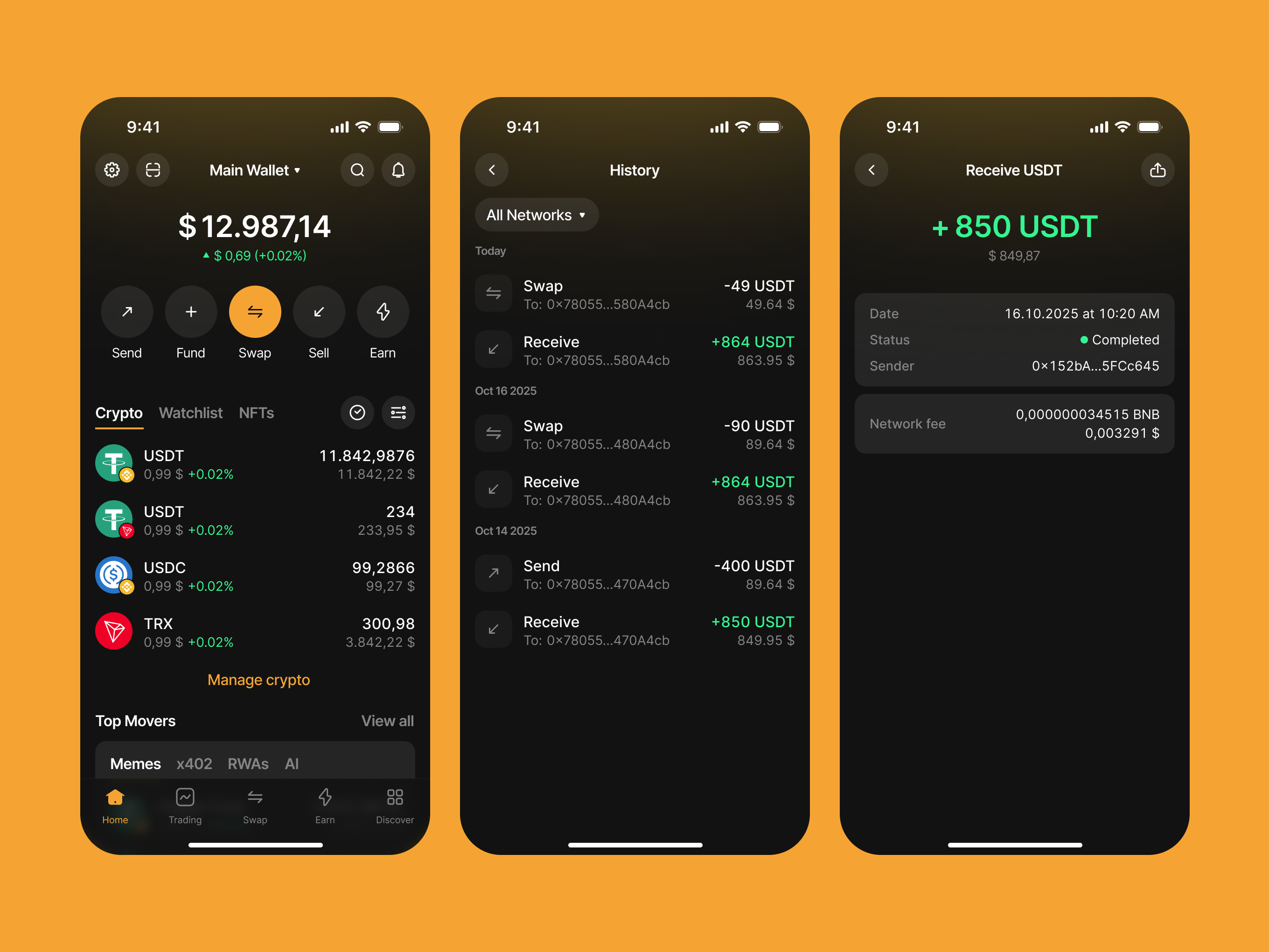 Example of Fintech Mobile App