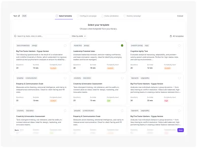 Test templates assessment b2b b2c process product design progress saas steps templates test web app
