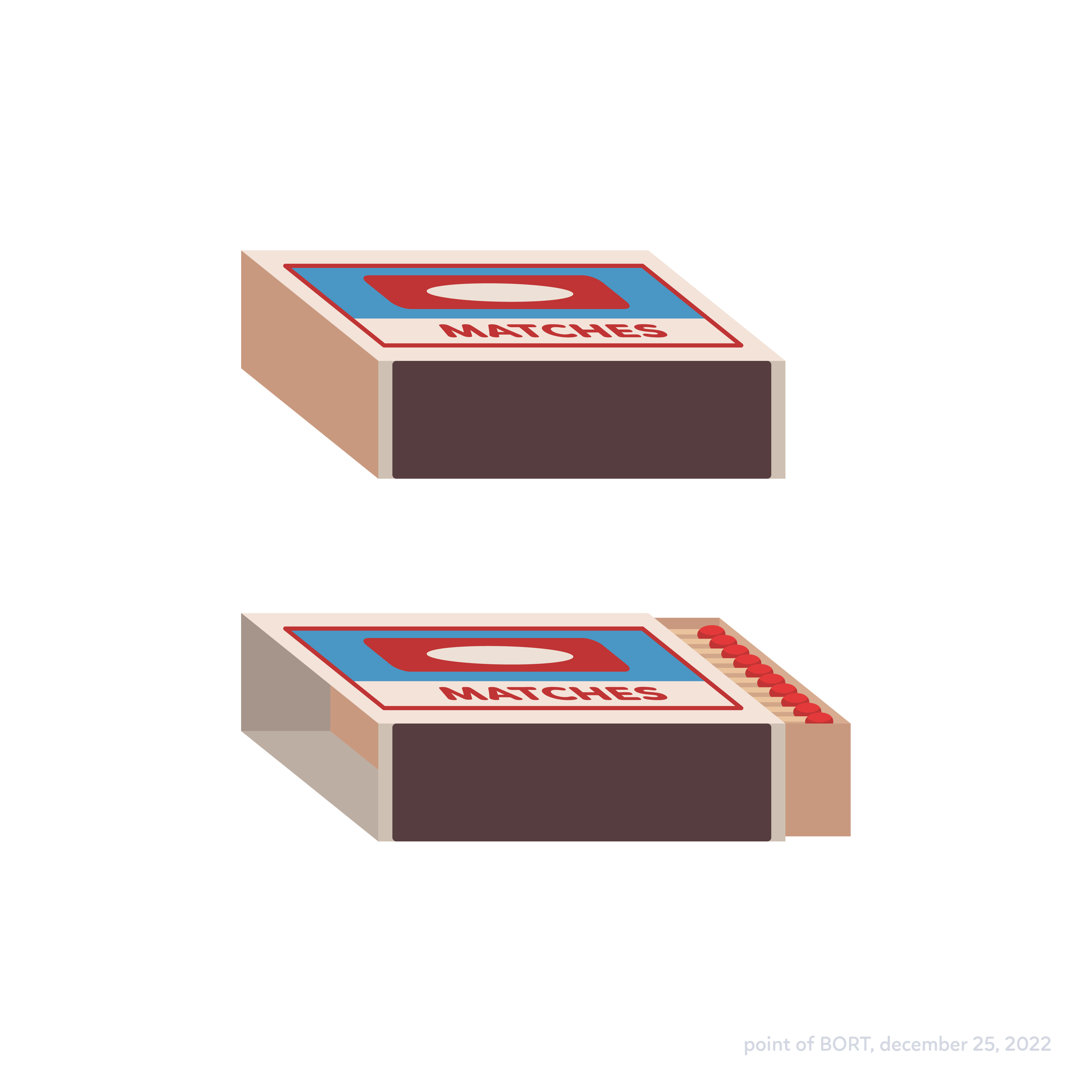 Matchbox, vector daily illustration 2022 2d artwork branding challenge daily design flat graphic design illustration inspiration logo matchbox ui