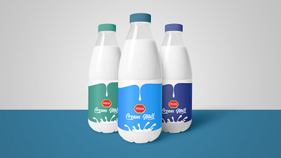 Innovative Packaging Design for Pran Cream Milk branding graphic design logo motion graphics ui